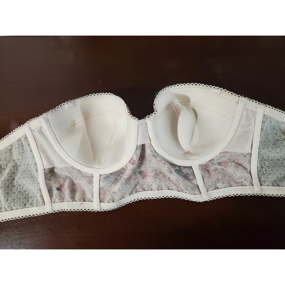 Victorias Secret Dream Angels Floral Bustier Corset Size 34D Romantic Going Out - Picture 7 of 15